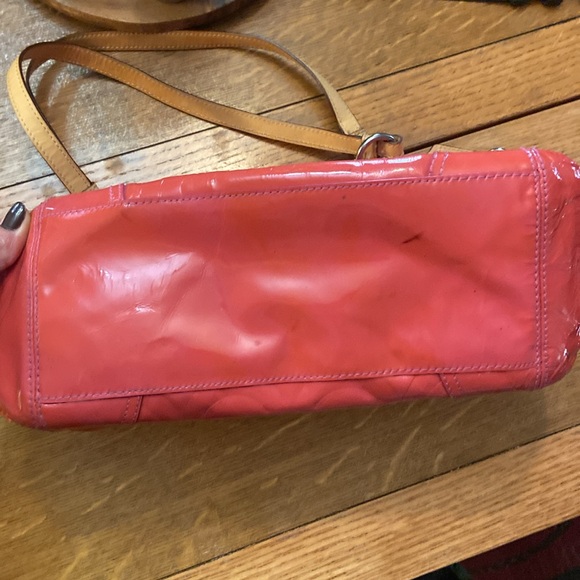 Coach pink patent leather tote - Picture 7 of 9